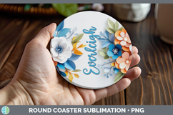 GorgeousAdd Name 3D Round Coaster design.