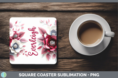 GorgeousAdd Name 3D Square Coaster design.