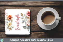 GorgeousAdd Name 3D Square Coaster design.
