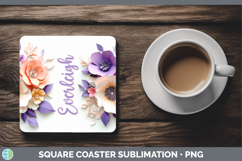 GorgeousAdd Name 3D Square Coaster design.