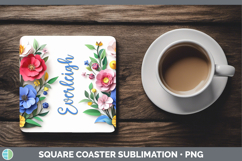 GorgeousAdd Name 3D Square Coaster design.