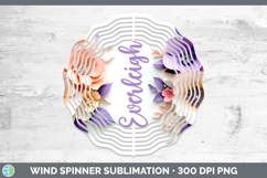 GorgeousAdd Name 3D Wind Spinner design.