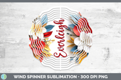 GorgeousAdd Name 3D Wind Spinner design.