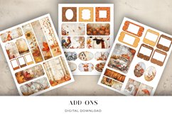 Autumn Junk Journal Ephemera Digital Paper Product Image 1
