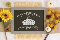 Pumpkin Pies SVG Cut File - Fall Farmhouse SVG PNG DXF EPS Product Image 4