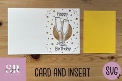 Birthday card insert design| Paper cutting | Cricut Joy svg Product Image 3