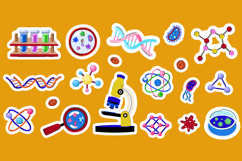 Hand Drawn Science and Biology Clipart Laboratory Product Image 2