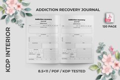 Addiction recovery journal KDP Interior Product Image 1