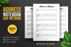 Address Book KDP Interior - Low or No Content Book Product Image 2