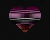 Rhinestone LGBT Hearts SVG Template File Product Image 6