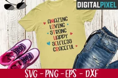 Mothers Day SVG PNG EPS, Amazing Mom Svg Cricut File Product Image 2