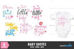 Baby quote bundle svg Product Image 1
