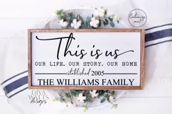 This Is Us Our Life Our Story Our Home - YOU Personalize Product Image 3