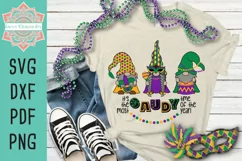 Mardi Gras Gnomes Most Gaudy Time Of The Year Cut File Product Image 2