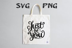 Just be you quote Svg Png Product Image 1