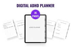 ADHD Digital Planner | GoodNotes Planner | iPad Planner Product Image 2