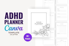 ADHD Planner Canva Template