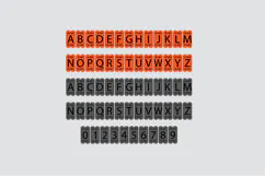 Admission Halloween | Ticket Color Font Product Image 7