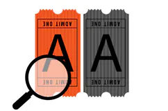 Admission Halloween | Ticket Color Font Product Image 10