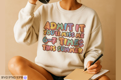 Admit 6-7 Times Funny Last Day Teacher SVG PNG Design Product Image 4