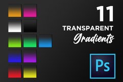 Adobe Photoshop transparent gradient pack GRD gradients Product Image 1