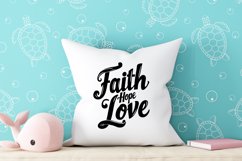 Faith hope love quote Svg Png Product Image 2