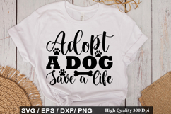 Rescue Dog SVG Design - Adopt Don't Shop Product Image 3