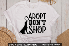 Rescue Dog SVG Design - Adopt Don't Shop Product Image 5