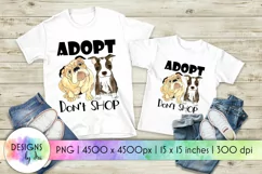 Animal Adoption Sublimation | Puppies to Adopt | Dog Lovers Product Image 1