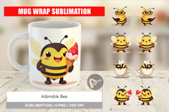 Mug Wrap Adorable Bee Product Image 1