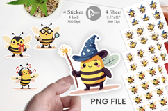 Adorable Bee Sticker Product Image 1