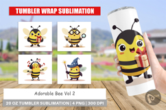 Tumbler Adorable Bee Product Image 1