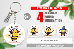Keychain Adorable Bee Product Image 1