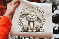 Adorable Bunny Surrounded by Floral Arrangement Product Image 2