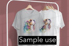 Adorable Cavalier King Charles Color Drip - Sublimation Product Image 3