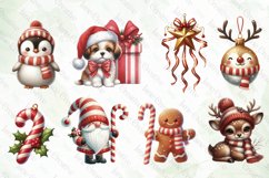 Adorable Christmas Sublimation Clipart Product Image 3