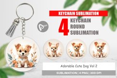 Keychain Adorable Cute Dog Product Image 1