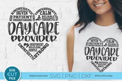 Discover the joy of DIY gifting with this daycare provider SVG! Design unique shirts and tote bags that celebrate the dedication of daycare providers. Surprise your coworkers with meaningful presents that reflect your appreciation.