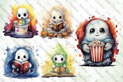 Adorable Ghost Watercolor Sublimation Bundle Product Image 5