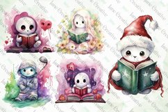 Adorable Ghost Watercolor Sublimation Bundle Product Image 4
