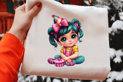 Adorable Girl Bow Clipart Product Image 2