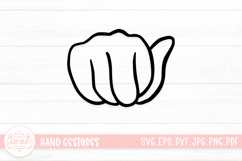Adorable Hand Gestures SVG Cut File Product Image 1