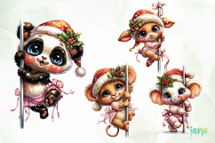 Adorable Holiday Animal Pole Dance Product Image 1