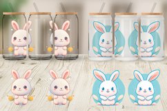 Adorable Kawaii Bunny Glass Can Wraps Product Image 3