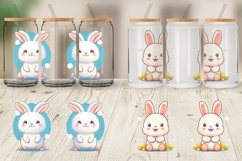 Adorable Kawaii Bunny Glass Can Wraps Product Image 6