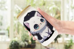 Adorable Little Baby Cat Glass Can Wraps Product Image 2