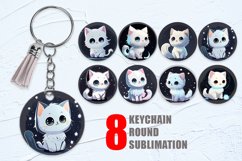 Adorable Little Baby Cat Keychain | Keyring Product Image 1