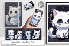 Digital Paper Adorable Little Baby Cat Product Image 1