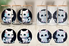 Adorable Little Baby Cat Glass Can Wraps Product Image 3