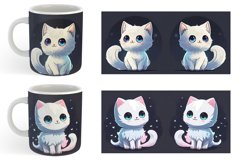 Adorable Little Baby Cat | Mug sublimation design Product Image 4